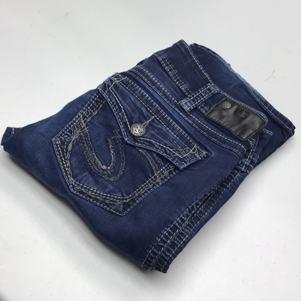 Womens Silver SUKI SLIM BOOT Jeans Sz 31x32